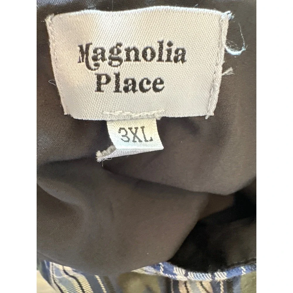 Magnolia Place 3XL Plus Size Plaid Print Sleeveless grunge 90s y2k